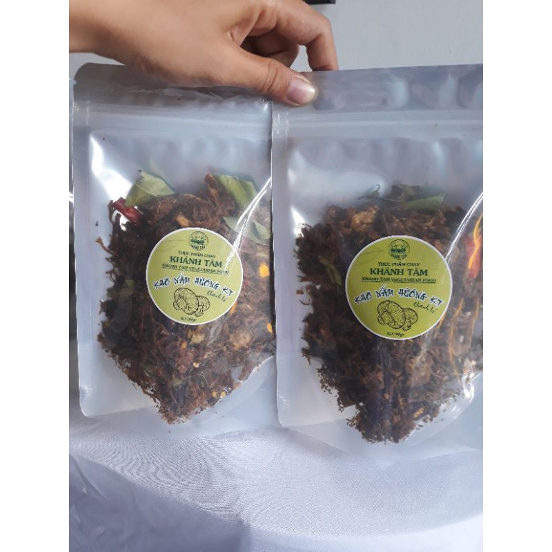 Nấm sấy lá chanh ( túi zip 100gr)